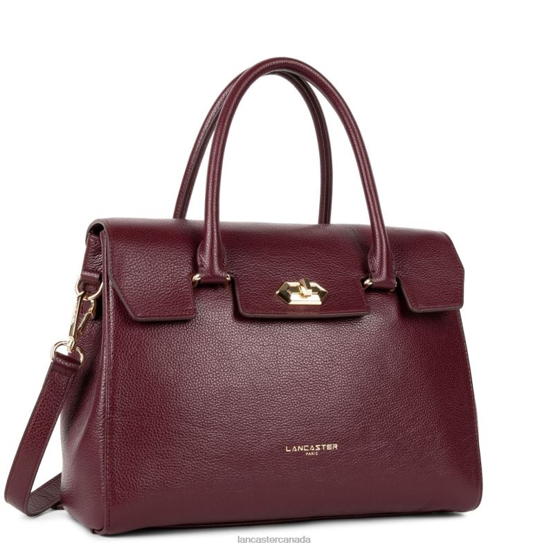 Women Large Handbag Foulonne Milano 4J6H359 Bag Pourpre Lancaster Paris