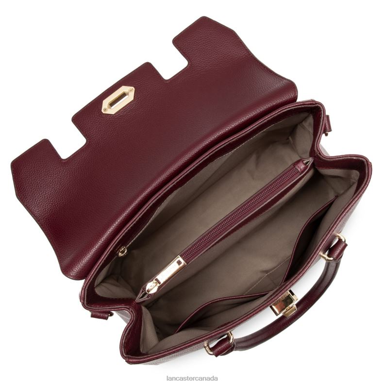 Women Large Handbag Foulonne Milano 4J6H359 Bag Pourpre Lancaster Paris