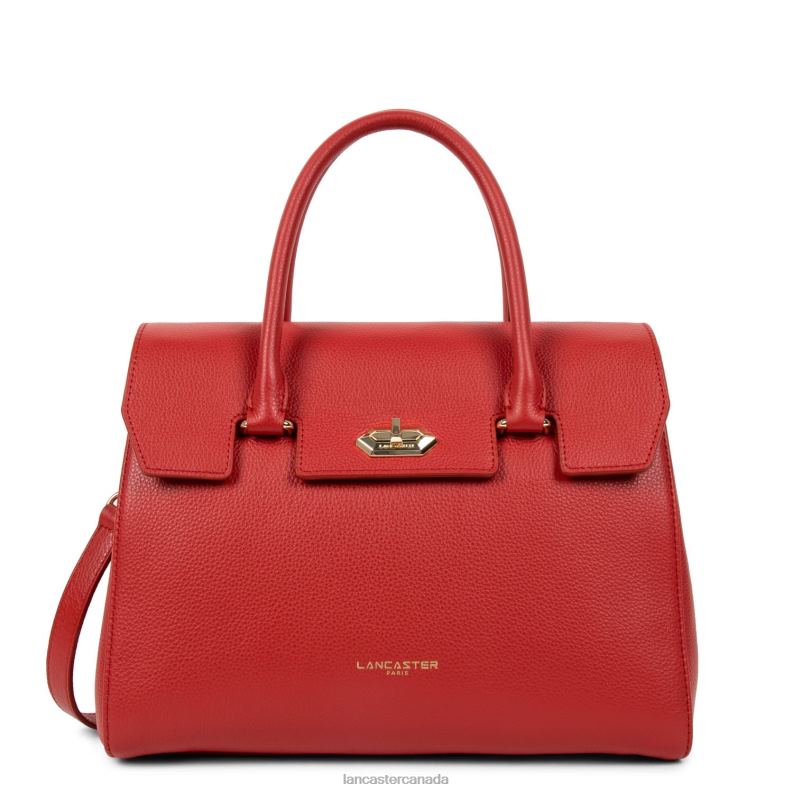 Women Large Handbag Foulonne Milano 4J6H360 Bag Rouge Lancaster Paris