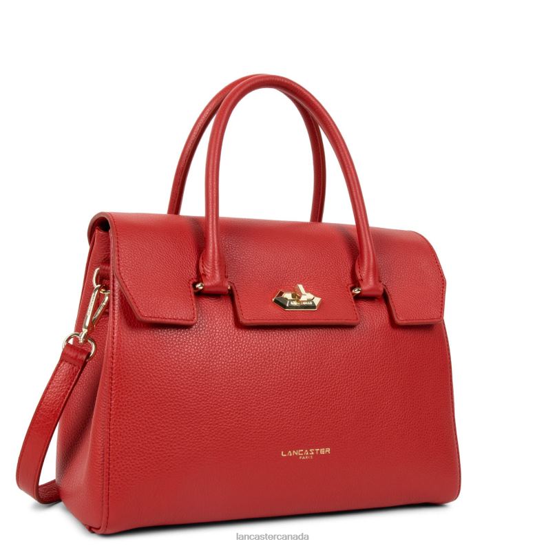 Women Large Handbag Foulonne Milano 4J6H360 Bag Rouge Lancaster Paris