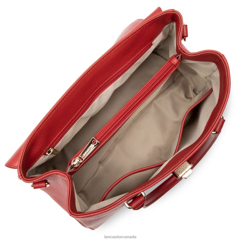 Women Large Handbag Foulonne Milano 4J6H360 Bag Rouge Lancaster Paris