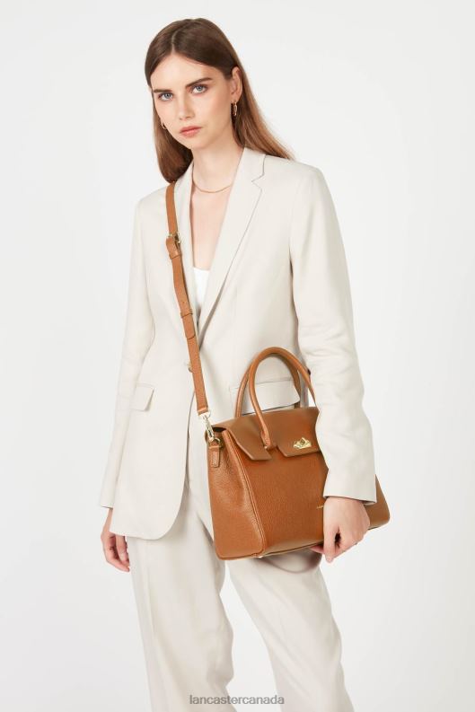 Women Large Handbag Foulonne Milano 4J6H361 Bag Caramel Lancaster Paris