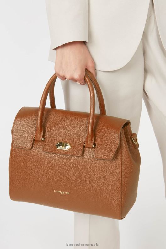 Women Large Handbag Foulonne Milano 4J6H361 Bag Caramel Lancaster Paris