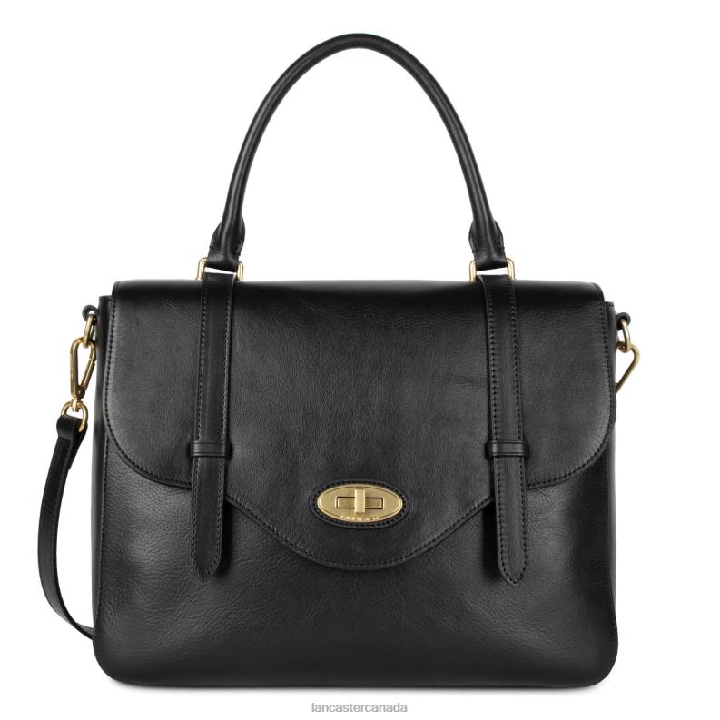 Women Large Handbag Legende 4J6H2875 Bag Noir Lancaster Paris