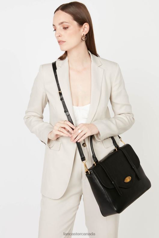 Women Large Handbag Legende 4J6H2875 Bag Noir Lancaster Paris