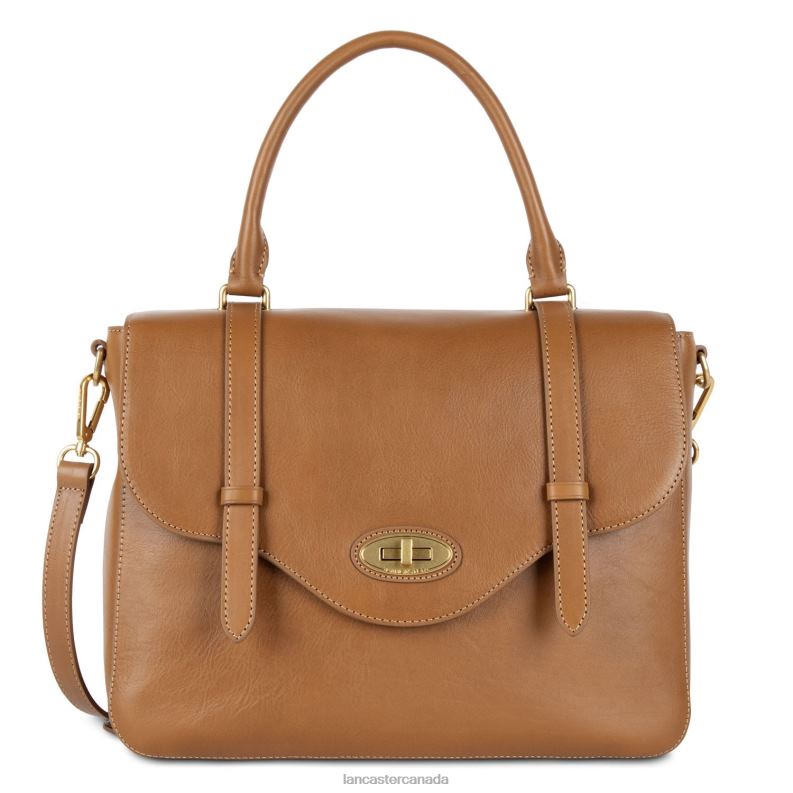 Women Large Handbag Legende 4J6H2876 Bag Camel Lancaster Paris