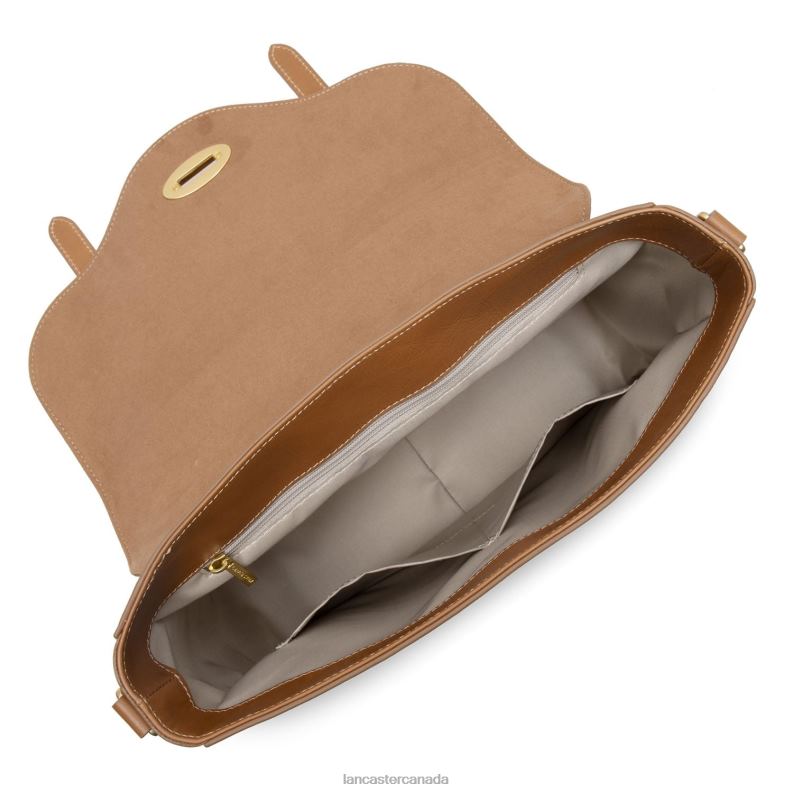 Women Large Handbag Legende 4J6H2876 Bag Camel Lancaster Paris