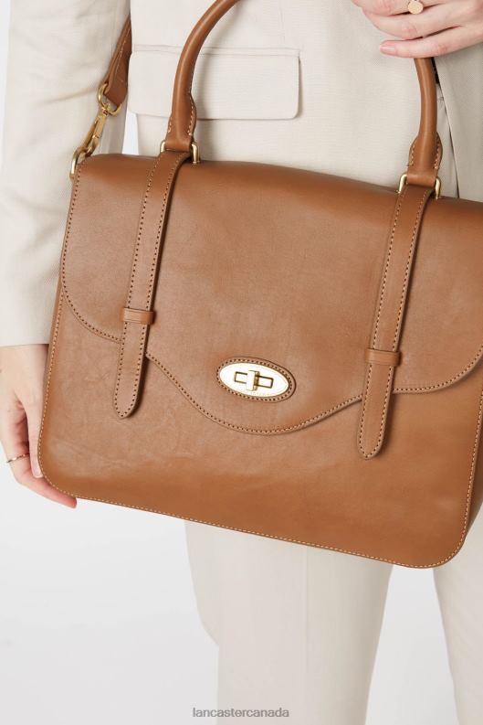 Women Large Handbag Legende 4J6H2876 Bag Camel Lancaster Paris