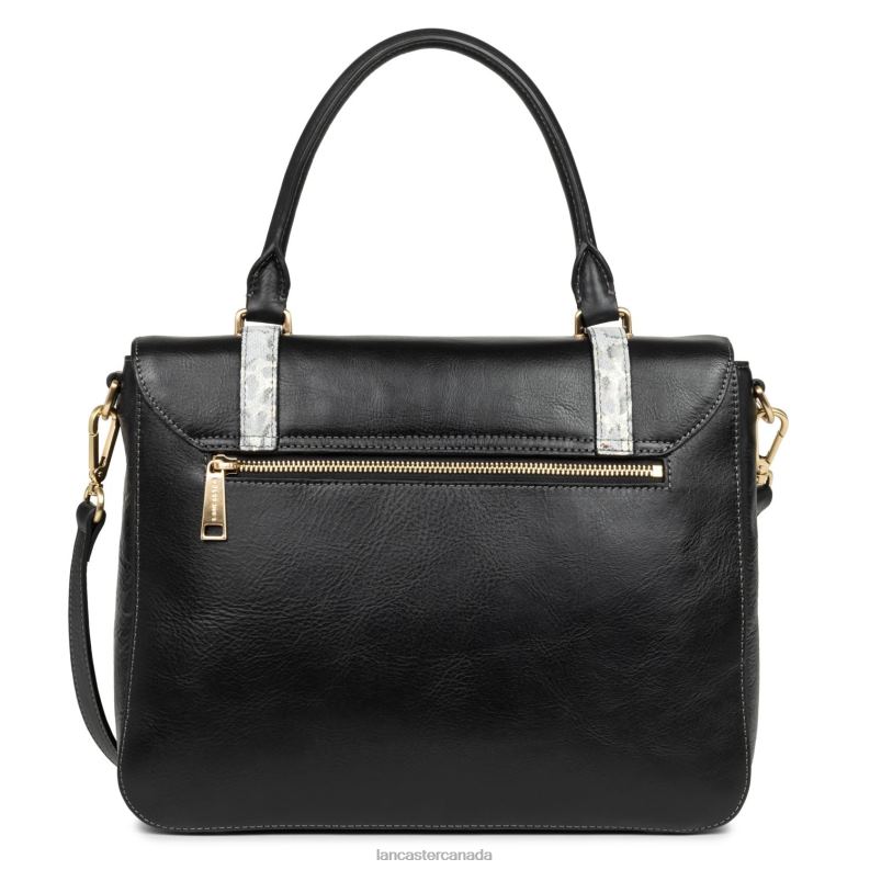 Women Large Handbag Legende 4J6H2877 Bag Noir Python Lancaster Paris