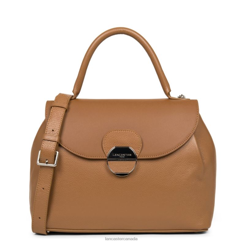 Women Large Handbag Pia 4J6H2672 Bag Camel Lancaster Paris