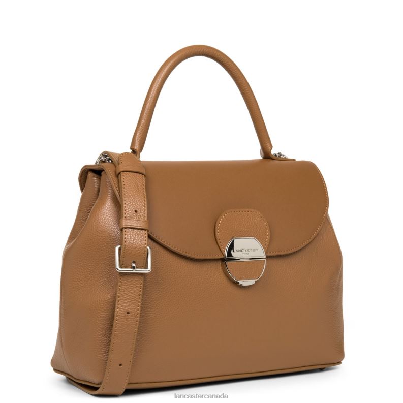 Women Large Handbag Pia 4J6H2672 Bag Camel Lancaster Paris
