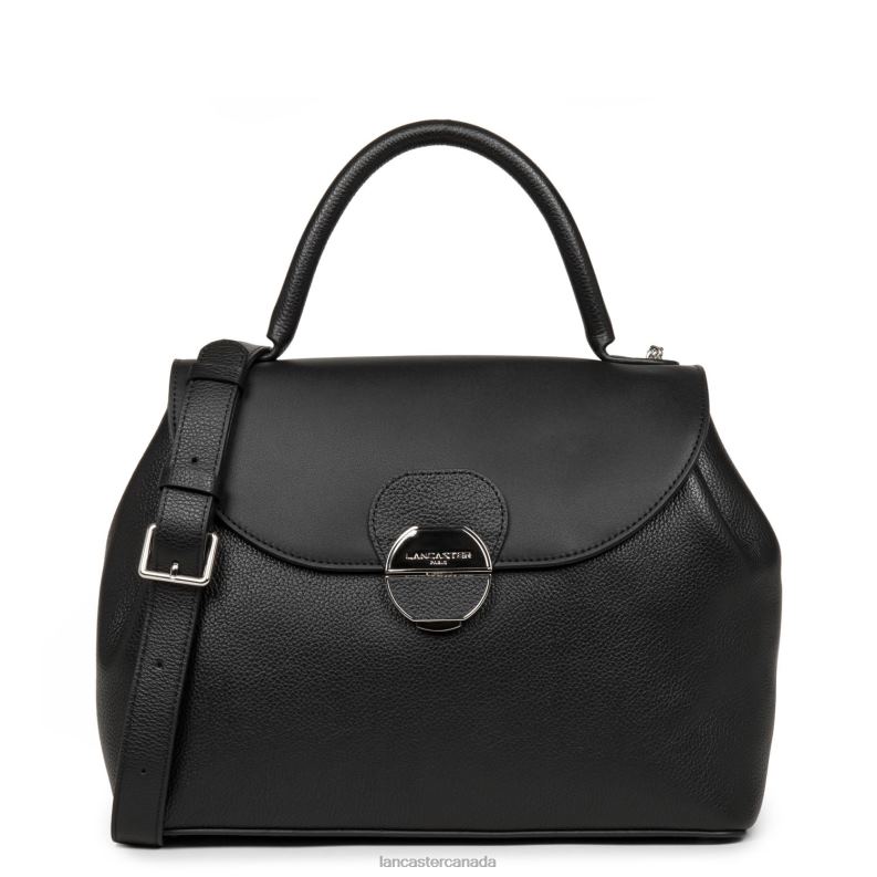 Women Large Handbag Pia 4J6H2676 Bag Noir Lancaster Paris