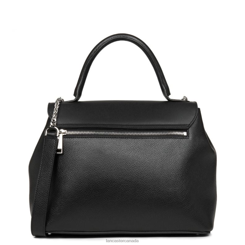 Women Large Handbag Pia 4J6H2676 Bag Noir Lancaster Paris