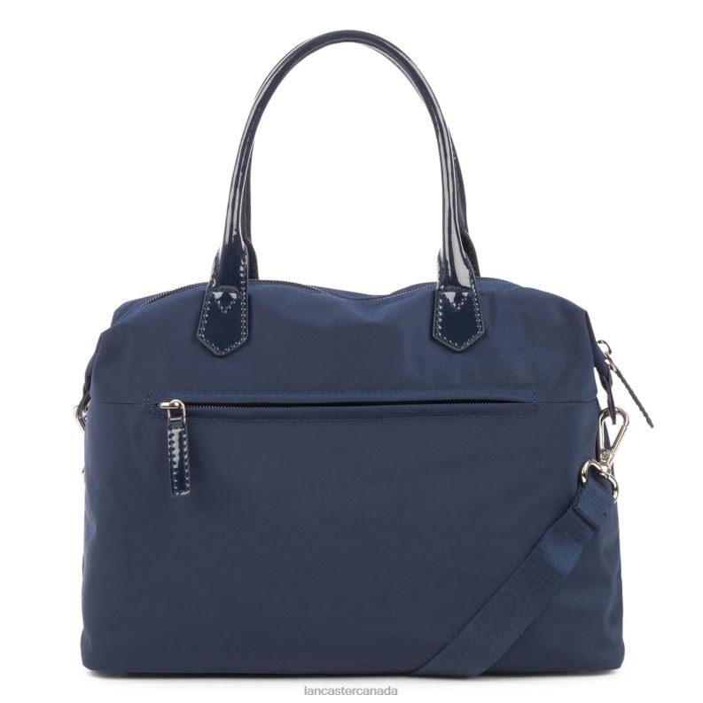 Women M Handbag Basic Verni 4J6H3049 Bag Bleu Fonce Lancaster Paris