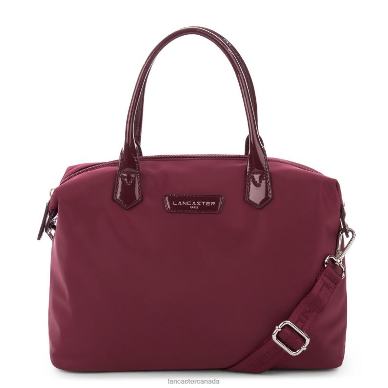 Women M Handbag Basic Verni 4J6H3050 Bag Bordeaux Lancaster Paris