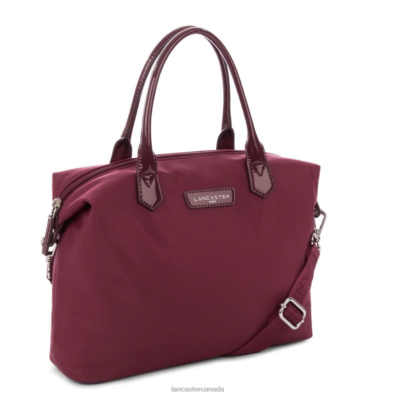 Women M Handbag Basic Verni 4J6H3050 Bag Bordeaux Lancaster Paris