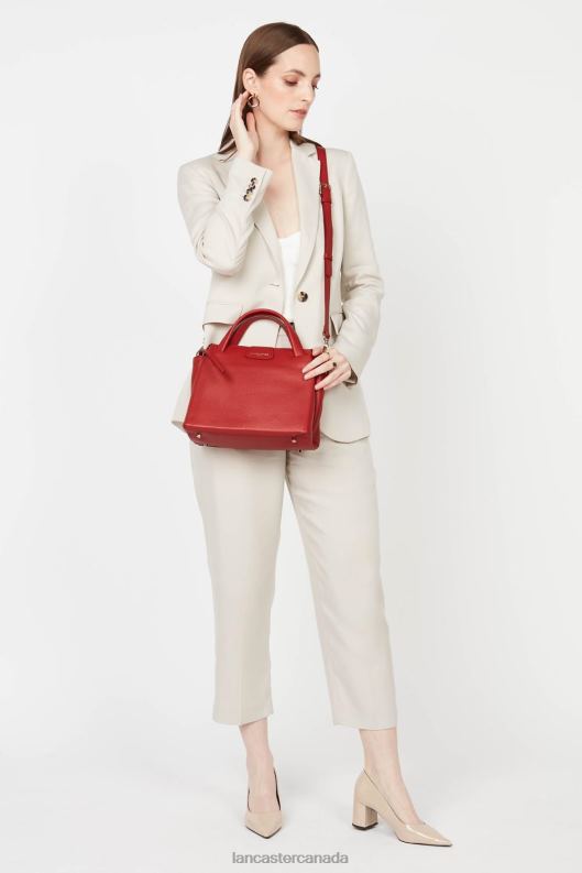 Women M Handbag Dune New 4J6H2589 Bag Rouge Lancaster Paris