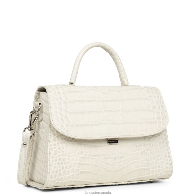 Women M Handbag Exotic Lezard & Croco Fr 4J6H2463 Bag Beige Lancaster Paris