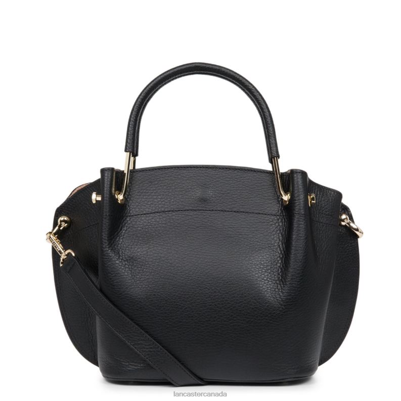 Women M Handbag Foulonne Double 4J6H2958 Bag Noir-In-Nude Lancaster Paris