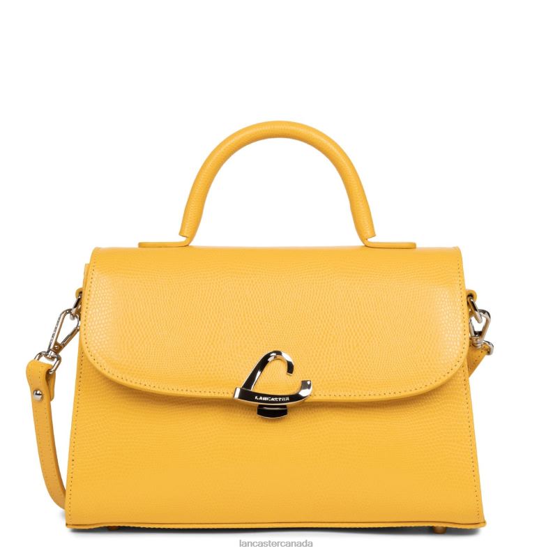 Women M Handbag Lucertola 4J6H3478 Bag Jaune Lancaster Paris