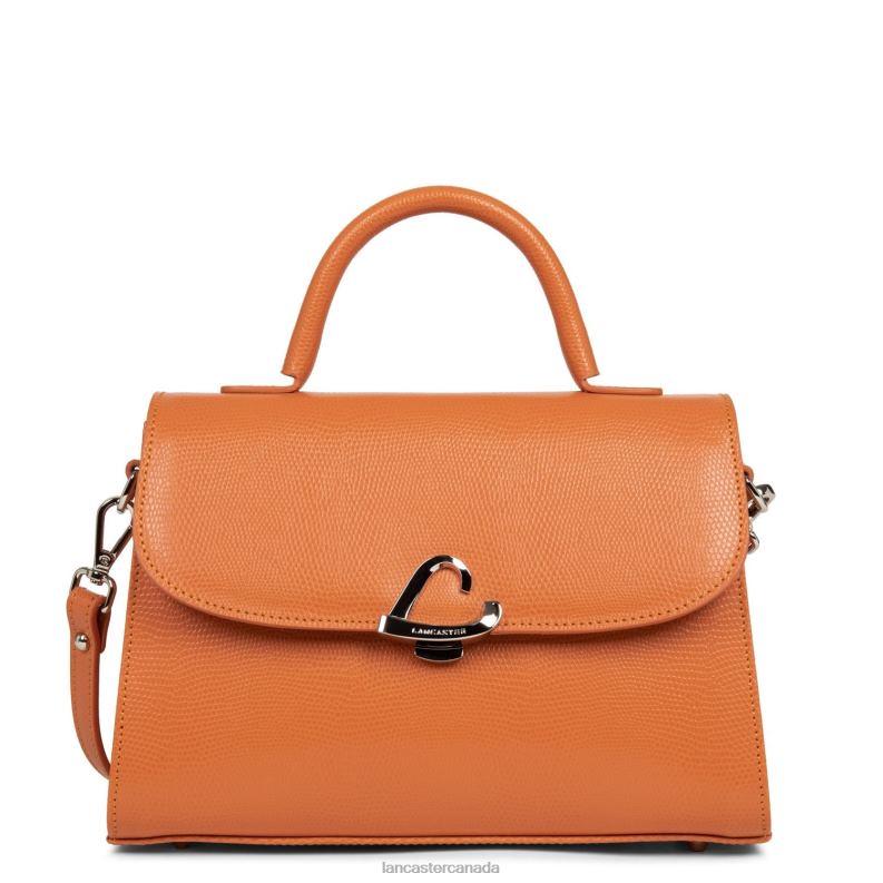 Women M Handbag Lucertola 4J6H3484 Bag Orange Lancaster Paris