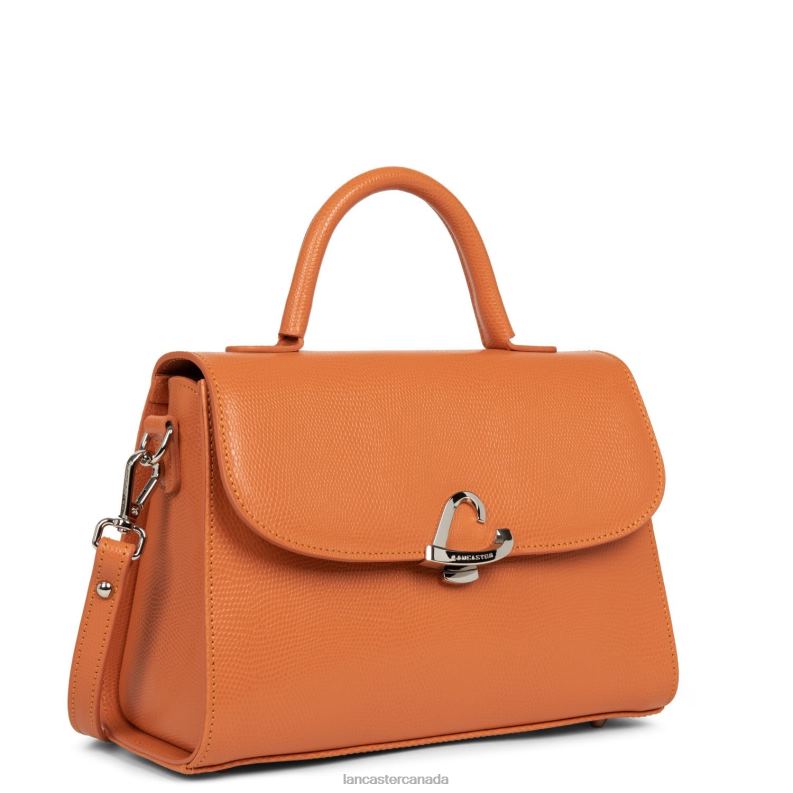 Women M Handbag Lucertola 4J6H3484 Bag Orange Lancaster Paris