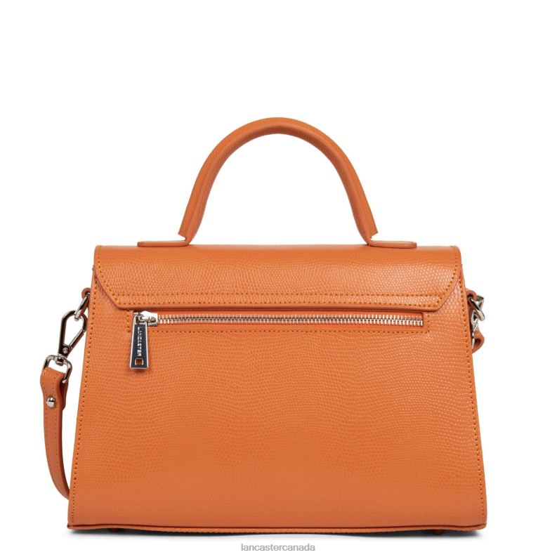 Women M Handbag Lucertola 4J6H3484 Bag Orange Lancaster Paris