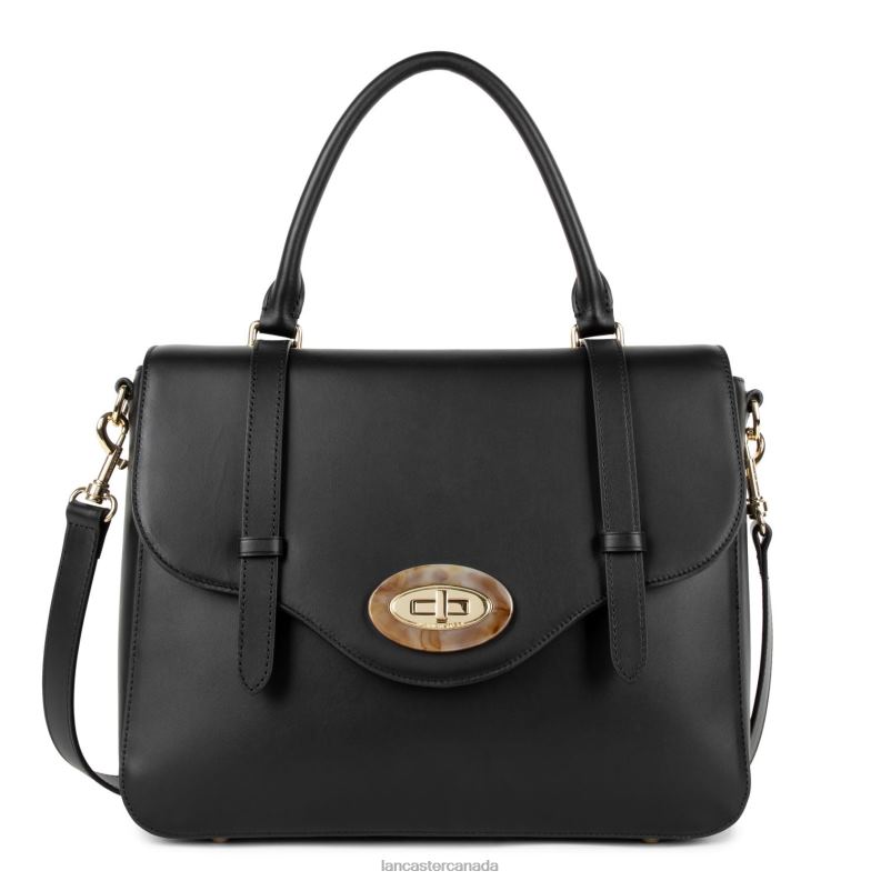Women M Handbag Marble Touch 4J6H3358 Bag Noir Lancaster Paris