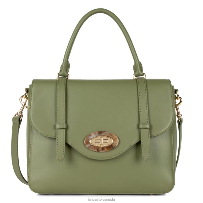 Women M Handbag Marble Touch 4J6H3359 Bag Olive Lancaster Paris