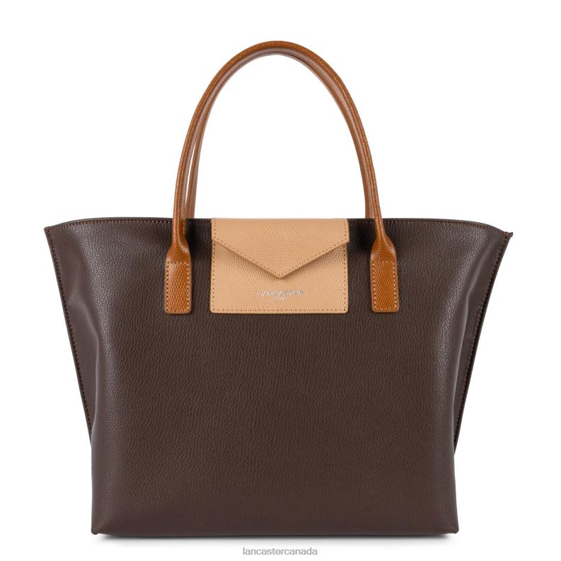 Women M Handbag Maya 4J6H2819 Bag Marron-Naturel-Camel Lancaster Paris