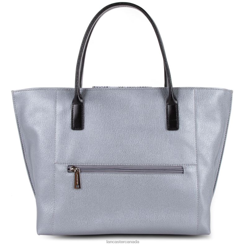Women M Handbag Maya New 4J6H2787 Bag Argent-Python Lancaster Paris