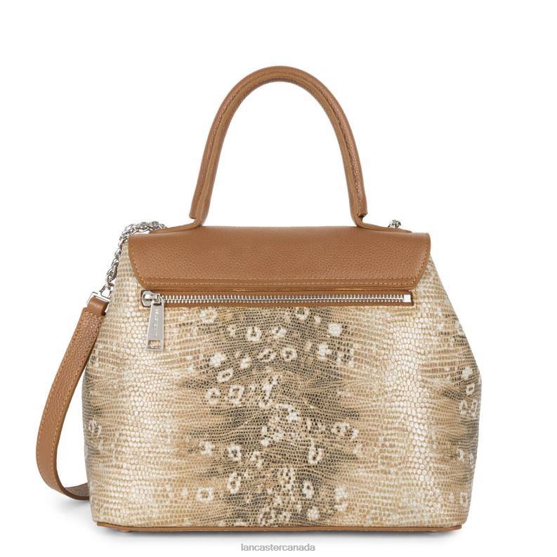 Women M Handbag Pia 4J6H2639 Bag Camel Iguane Lancaster Paris