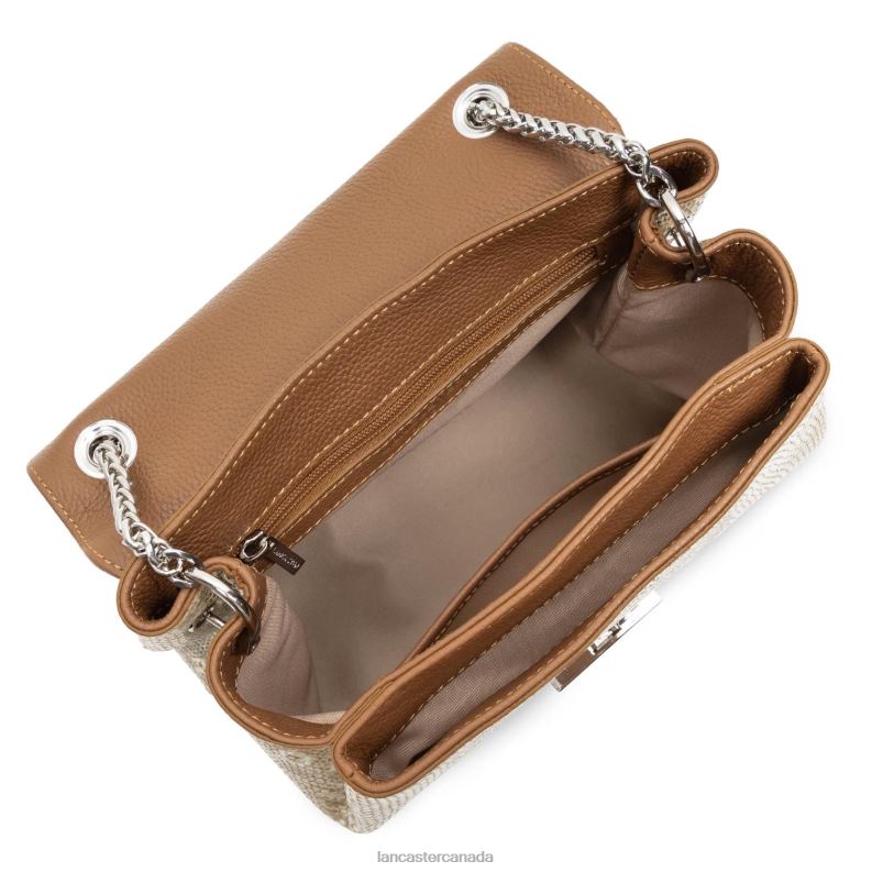 Women M Handbag Pia 4J6H2639 Bag Camel Iguane Lancaster Paris