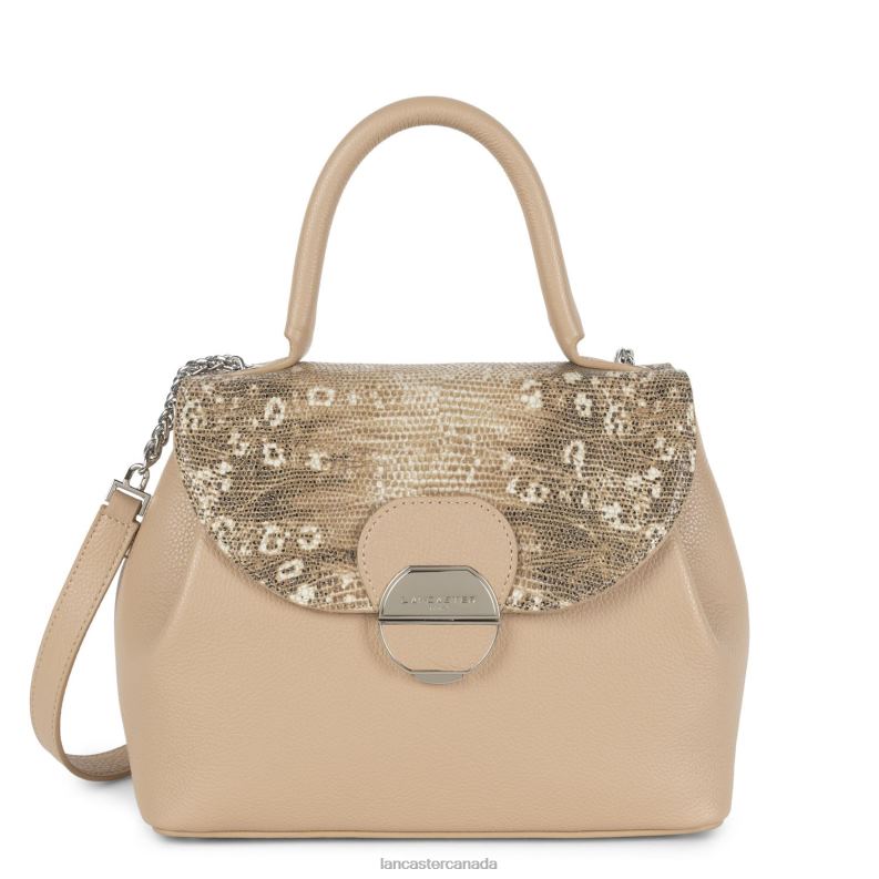 Women M Handbag Pia 4J6H2640 Bag Nude Iguane Lancaster Paris