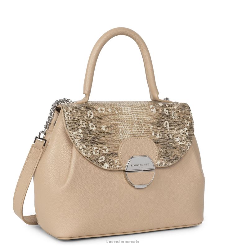Women M Handbag Pia 4J6H2640 Bag Nude Iguane Lancaster Paris