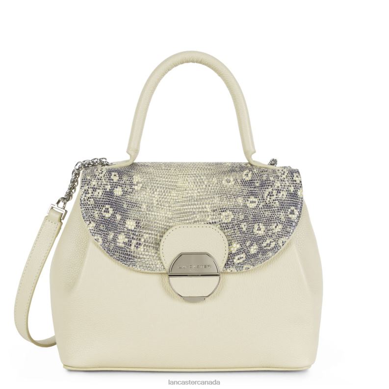 Women M Handbag Pia 4J6H2641 Bag Beige Iguane Lancaster Paris