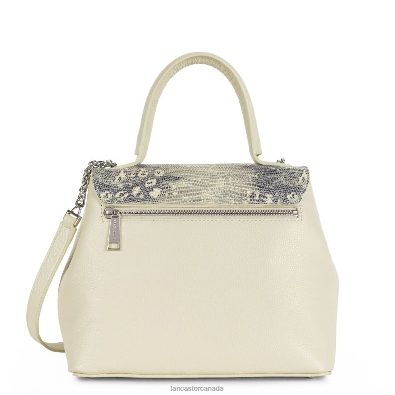 Women M Handbag Pia 4J6H2641 Bag Beige Iguane Lancaster Paris