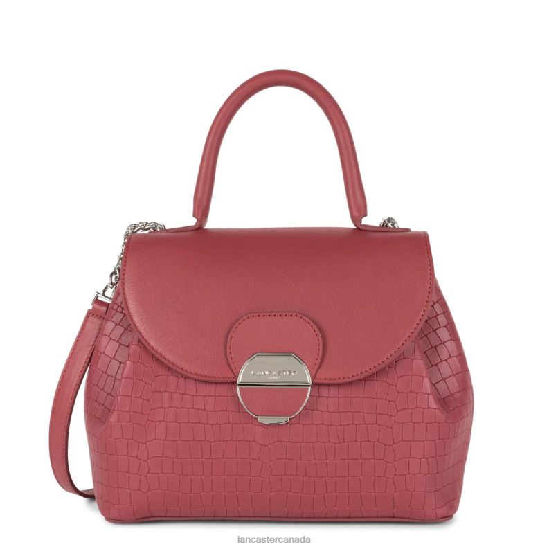 Women M Handbag Pia 4J6H2655 Bag Framboise Croco Lancaster Paris