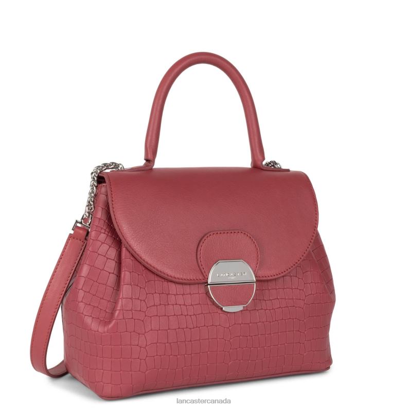 Women M Handbag Pia 4J6H2655 Bag Framboise Croco Lancaster Paris