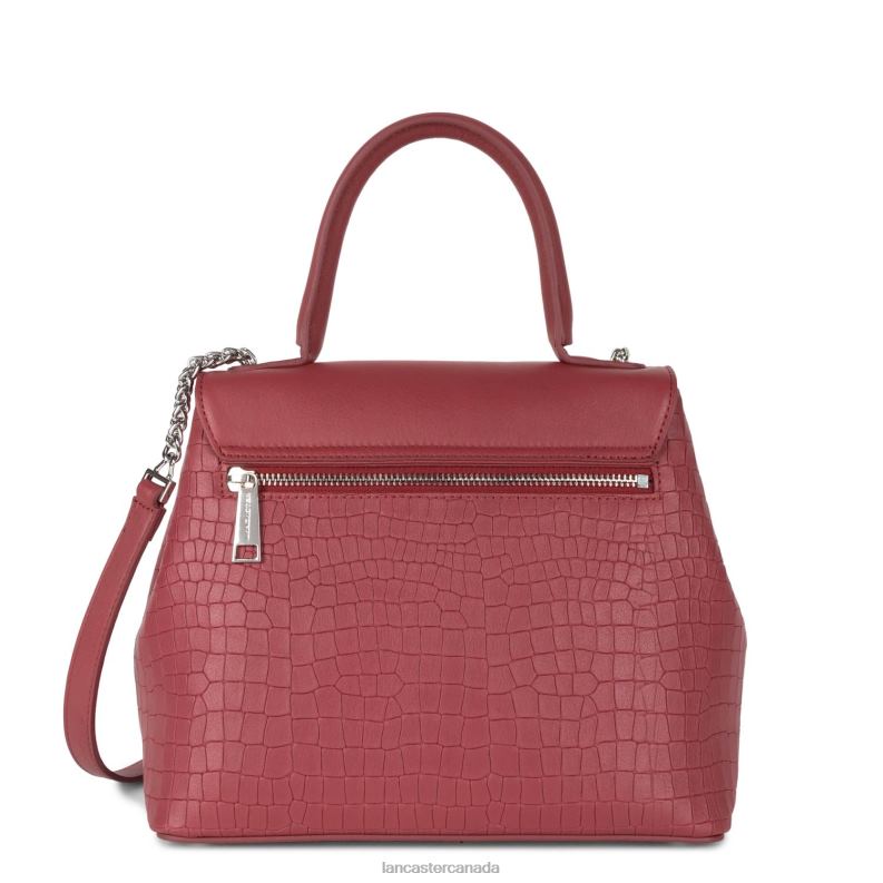 Women M Handbag Pia 4J6H2655 Bag Framboise Croco Lancaster Paris