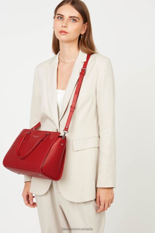 Women M Handbag Smooth 4J6H782 Bag Rouge Lancaster Paris