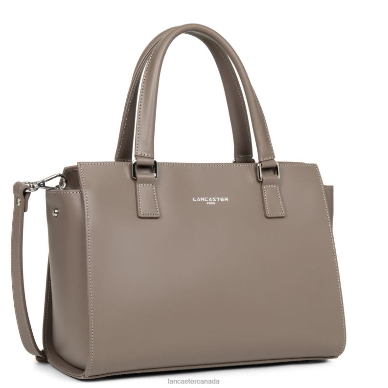 Women M Handbag Smooth 4J6H785 Bag Taupe Lancaster Paris