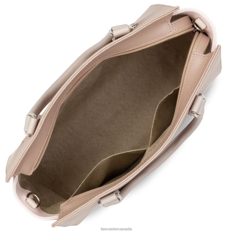 Women M Handbag Smooth 4J6H796 Bag Nude-Rose-Galet Rose Lancaster Paris