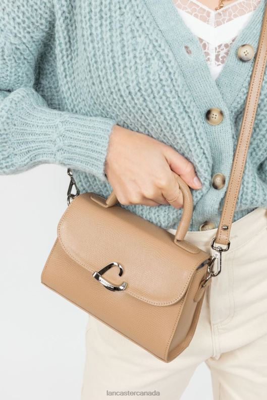Women Small Handbag Lucertola 4J6H275 Bag Naturel Lancaster Paris