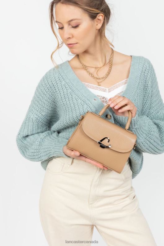 Women Small Handbag Lucertola 4J6H275 Bag Naturel Lancaster Paris