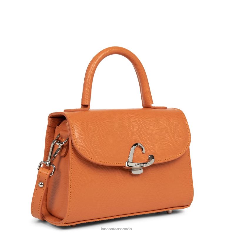 Women Small Handbag Lucertola 4J6H281 Bag Orange Lancaster Paris