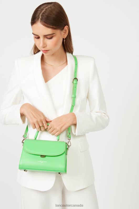 Women Small Handbag Suave Even 4J6H369 Bag Vert Ecolo Lancaster Paris