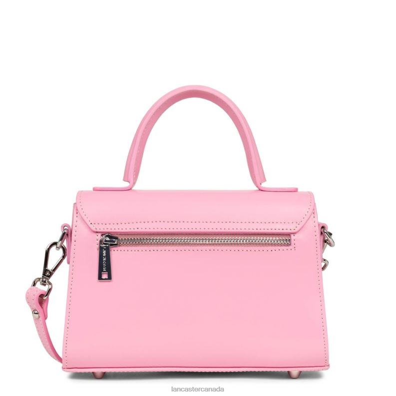 Women Small Handbag Suave Even 4J6H372 Bag Rose Lancaster Paris