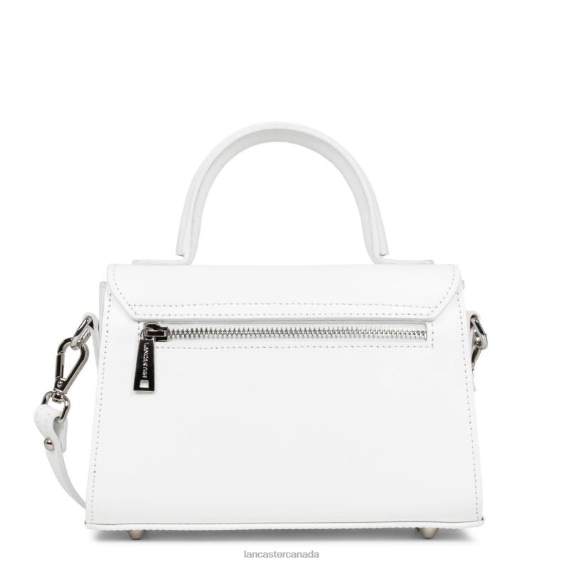 Women Small Handbag Suave Even 4J6H380 Bag Blanc Lancaster Paris