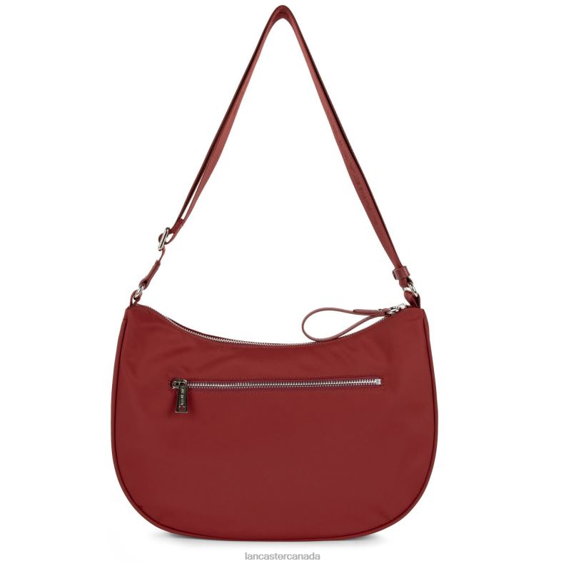 Women Hobo Bag Basic Premium 4J6H4075 Bag Cerise Lancaster Paris